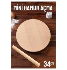 34 Cm Merdaneli Hamur Açma Masası
