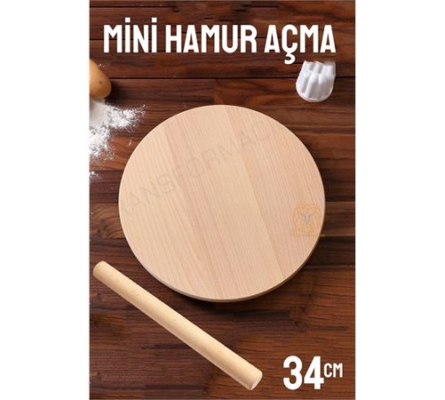 34 Cm Merdaneli Hamur Açma Masası 34 Cm Merdaneli Hamur Açma Masası