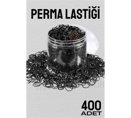 Perma Lastiği İnce 400 ADET SİYAH Perma Lastiği İnce 400 ADET SİYAH