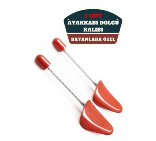 Bayan 36-41 Ayakkabı Dolgu Kalıbı 3 Çift Bayan 36-41 Ayakkabı Dolgu Kalıbı 3 Çift