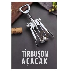 Tirbuşon Şarap Açacağı ve Şişe Açacağı