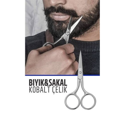 Bıyık Sakal Düzeltme Makası 10 cm Solingen Professional Bıyık Sakal Düzeltme Makası 10 cm Solingen Professional