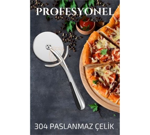 Pizza Kesici 304 Paslanmaz Çelik Mink Design Pizza Kesici 304 Paslanmaz Çelik Mink Design