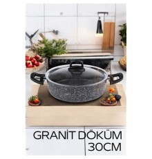 Eco Granit Döküm Basık Tencere 30 cm Dies Design