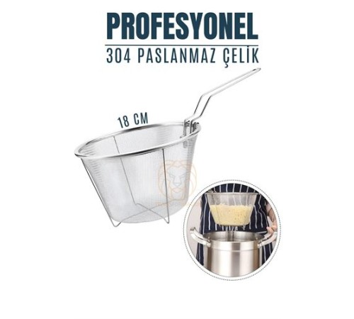 Kızartma Süzgeci Patates Kızartma Filtresi 304 Paslanmaz Çelik Mink Design Kızartma Süzgeci Patates Kızartma Filtresi 304 Paslanmaz Çelik Mink Design