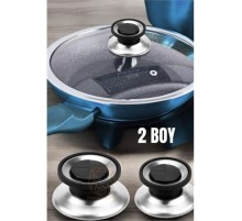 Tencere Tava Tepesi Tencere Tava Kapağı Tutucu 2 Boy