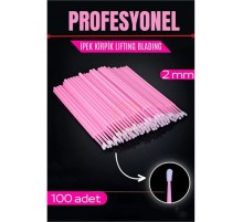 İpek Kirpik Fırçası Blading Lifting Fırçası 100 Adet