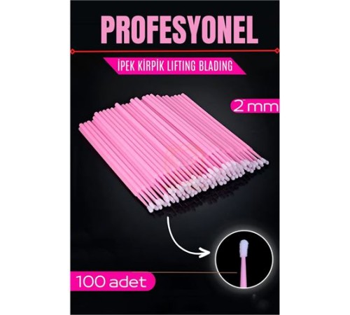 İpek Kirpik Fırçası Blading Lifting Fırçası 100 Adet İpek Kirpik Fırçası Blading Lifting Fırçası 100 Adet