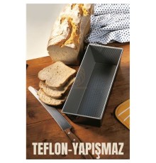 Teflon Ekmek Pişirme Kalıbı Baton Pasta Kalıbı