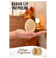 Yüz Peeling Kabak Lifi 3 adet Solingen Professional