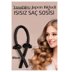 Saç Sosisi Isısız Saç Şekillendirici Saten Japon Bigudisi
