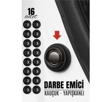 Kapı Bagaj Kaput Ses Darbe Emici Kauçuk Conta 16 ADET