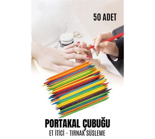 Nano Portakal Çubuğu Tırnak Temizleyici Et İtici 50 Adet Absolute Professional Nano Portakal Çubuğu Tırnak Temizleyici Et İtici 50 Adet Absolute Professional