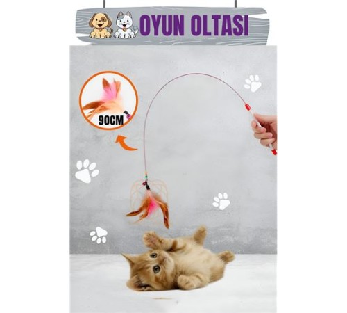 Kedi Oyun Oltası 90 Cm Kedi Oyun Oltası 90 Cm
