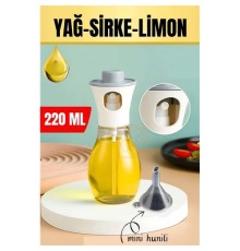Yağ Püskürtücü Sprey Mini Hunili 220 ML Cam