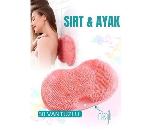 Sırt Kesesi Vantuzlu Ayak Kesesi Masajlı Sırt Kesesi Vantuzlu Ayak Kesesi Masajlı