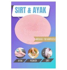 Sırt Kesesi Vantuzlu Ayak Kesesi Masajlı