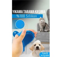 Hayvan Tüy Toplama Yıkama Kaşınma Silikon Fırçası