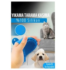 Hayvan Tüy Toplama Yıkama Kaşınma Silikon Fırçası