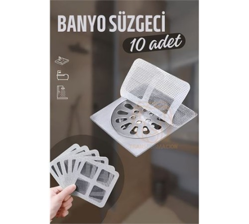 Banyo Gider Süzgeci 10 ADET Banyo Gider Süzgeci 10 ADET
