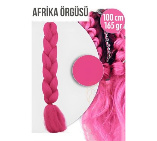 Afrika Örügüsü Rasta 100 Cm 165 Gr 1086 Koyu Pembe Afrika Örügüsü Rasta 100 Cm 165 Gr 1086 Koyu Pembe