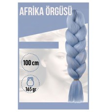 Afrika Örügüsü Rasta 100 Cm 165 Gr 1089 Açık Mavi