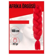 Afrika Örügüsü Rasta 100 Cm 165 Gr 1095 Kırmızı