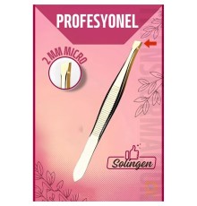 2 mm Micro İnce Uçlu Cımbız Çelik Solingen Professional