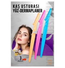 Kaş Şekillendirici Kaş Dermaplaner Yüz Usturası 3 ADET