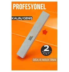 Geniş Kalın Tırnak Törpüsü 100/180 Grid Profesyonel