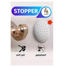 Kapı Stopperi Golf Topu Model Kapı Çarpma Önleyici 4 Adet