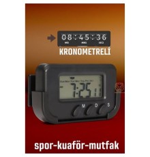 Spor Kuaför Mutfak Çok Amaçlı Kullanım Dijital Kronometre Saat