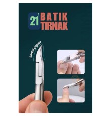 Tırnak Batık Makası Pedikür Makası Paslanmaz Çelik Profesyonel