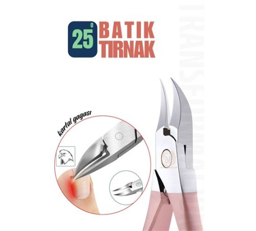 Tırnak Batık Makası Pedikür Makası Tungsten Çelik Profesyonel Tırnak Batık Makası Pedikür Makası Tungsten Çelik Profesyonel