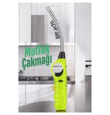 Spiralli Mutfak Çakmağı Barbekü Mangal Mum Çakmağı