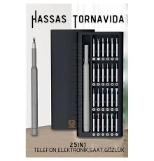 Manyetik Hassas Tornavida Seti Saat Elektronik Telefon Tamir Tornavidası