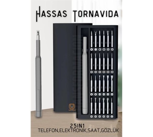 Manyetik Hassas Tornavida Seti Saat Elektronik Telefon Tamir Tornavidası