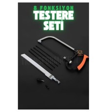 Testere Seti 8 in 1 8 Fonksiyonlu Karbon Çelik