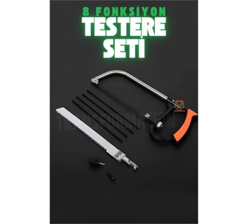 Testere Seti 8 in 1 8 Fonksiyonlu Karbon Çelik Testere Seti 8 in 1 8 Fonksiyonlu Karbon Çelik