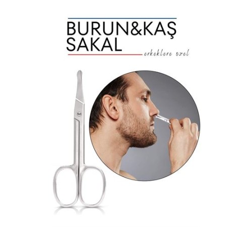 Burun Makası Güvenli Uçlu Solingen Profesyonel Burun Makası Güvenli Uçlu Solingen Profesyonel