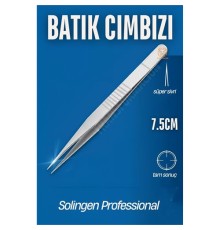 Micro İnce Uçlu Batık Cımbızı Kirpik Cımbızı Solingen Professional