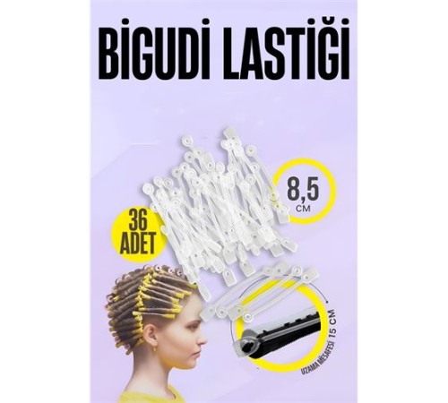 Bigudi Lastiği Perma Lastikleri 36 ADET Bigudi Lastiği Perma Lastikleri 36 ADET