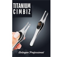 Titanyum Çelik Cımbız Kaş Alma Cımbızı Tüy Alma Cımbızı Solingen Professional