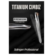 3 mm İnce Uçlu Cımbız Titanyum Çelik Solingen Professional