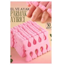 Oje Parmak Ayırıcı Pedikür Süngeri Oje Kurutucu Sünger 50 ADET