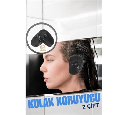 Kulak Koruyucu Saç Boyası Şampuan Kesim İçin 2 TAKIM Kulak Koruyucu Saç Boyası Şampuan Kesim İçin 2 TAKIM