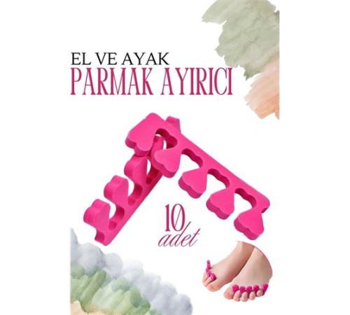 Oje Parmak Ayırıcı Pedikür Süngeri Oje Kurutucu Sünger 10 ADET Oje Parmak Ayırıcı Pedikür Süngeri Oje Kurutucu Sünger 10 ADET