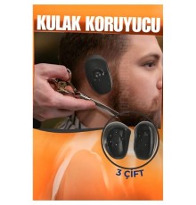 Kulak Koruyucu Kuaför Berber Saç Kesim İçin 3 TAKIM