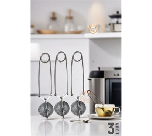 Kıskaçlı Bitki Çayı Filtresi Top Çay Demliği Çay Filtresi Maşası 3 adet Kıskaçlı Bitki Çayı Filtresi Top Çay Demliği Çay Filtresi Maşası 3 adet