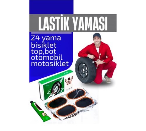 Lastik Yaması 24 Adet Yama Seti Lastik Yaması 24 Adet Yama Seti